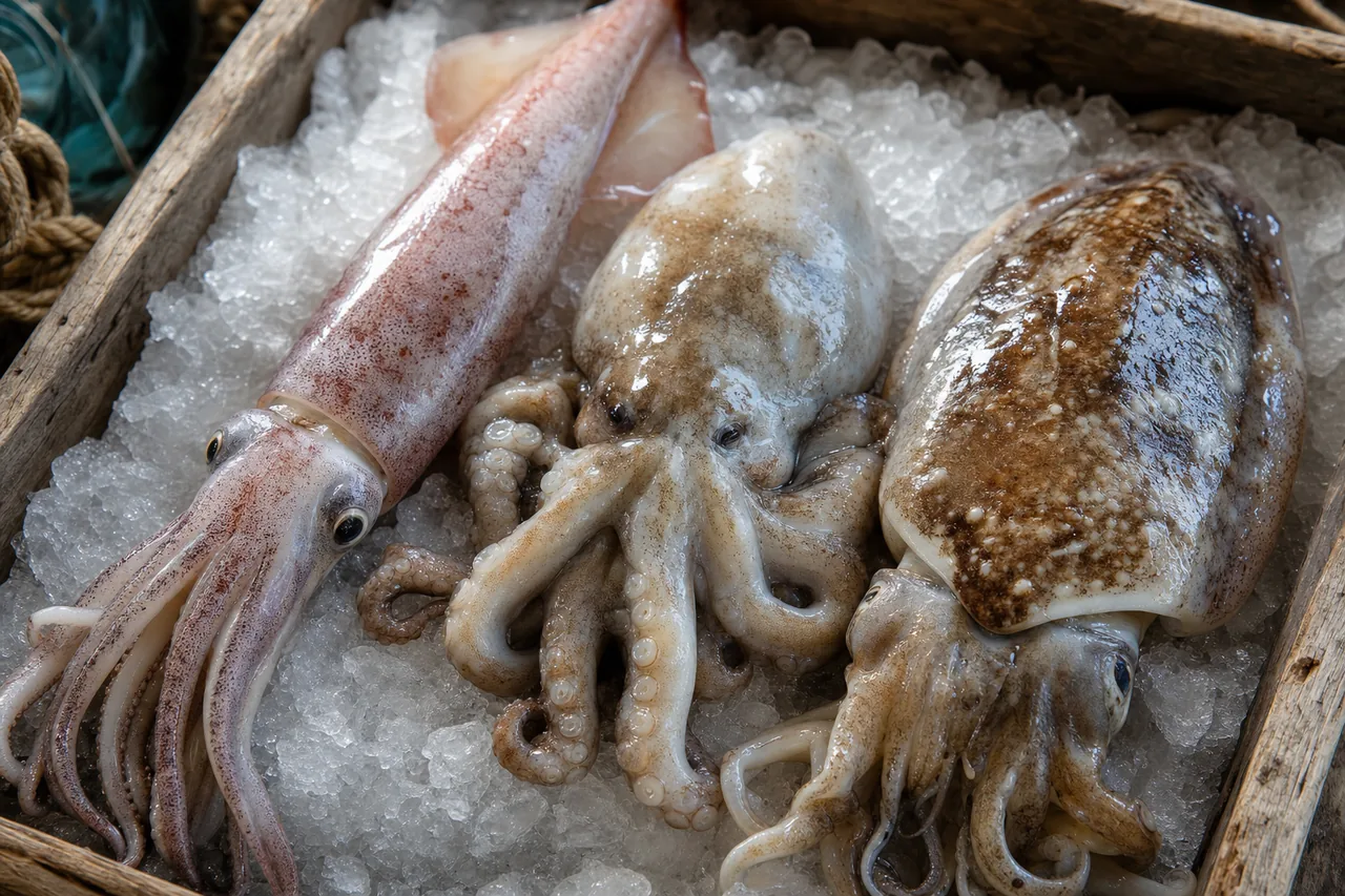 Grilled octopus with lemon, served at a restaurant by the sea